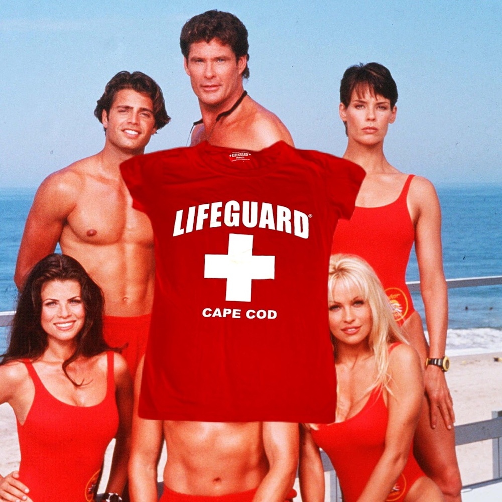 ❗️SOLD❗️ Lifeguard Red T-Shirt (Cape Cod)